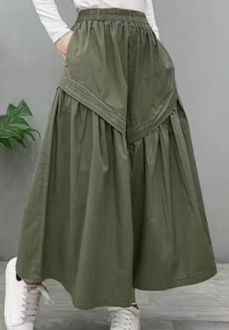 アシンメトリーロングスカート 個性的 デザイン