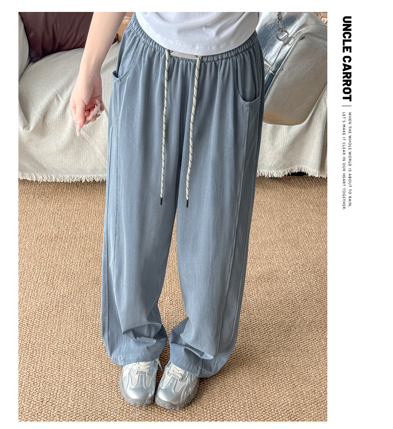 レディース ロングパンツ デニム 薄手 ストレートパンツ カジュアル  春夏