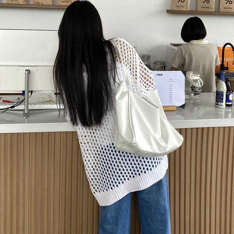 レディース ニット ゆったりとした透かしニット フリーサイズ