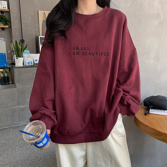 レディース 薄手 スウェットシャツ ロングTシャツ トレーナー