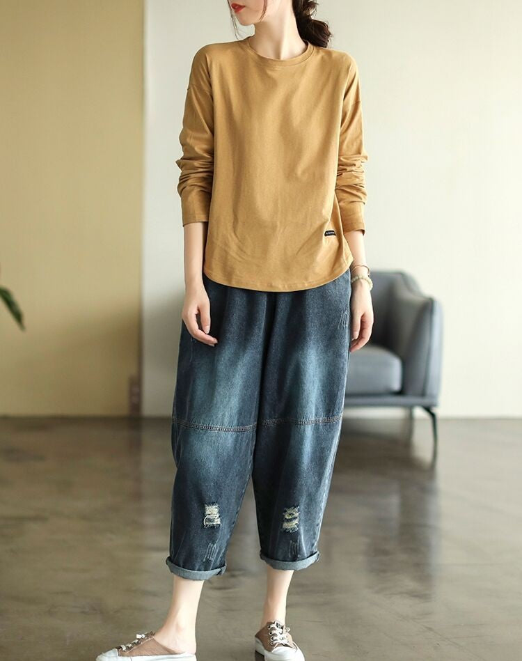 レディース 長袖Tシャツ