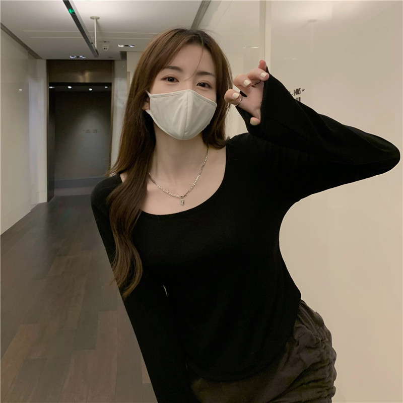 レディース 長袖 Tシャツ 無地