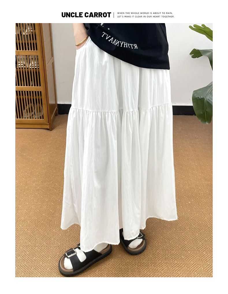 レディース ゆったり スカート 薄手 ミディ丈 ふんわり ケーキスカート 春夏