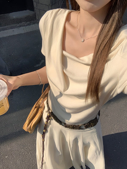 レディース オフショルダー 半袖Tシャツ