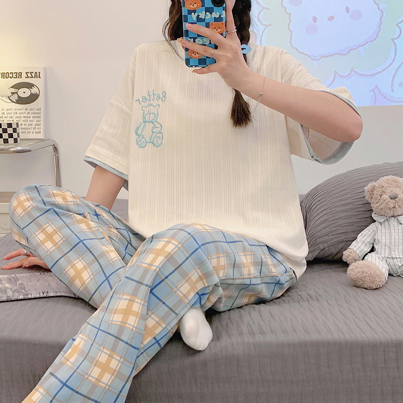 パジャマ レディース 半袖 セットアップ 上下セット