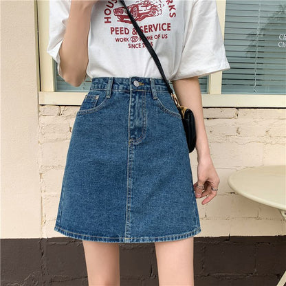 レディース デニムスカート