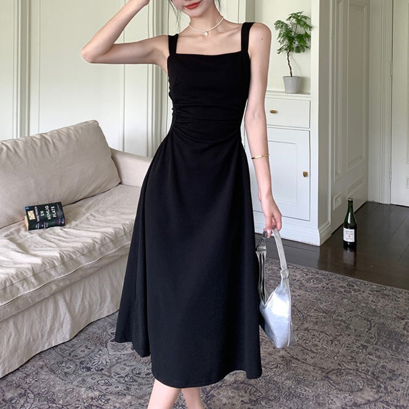 レディース ロングワンピース ノースリーブ ロングスカート