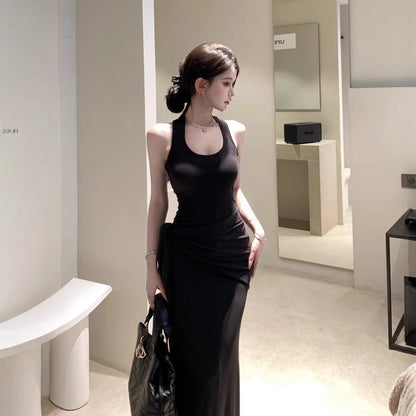 レディース ショール付き ロングワンピース ノースリーブ ロングスカート