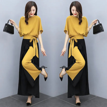 レディース セットアップ 2点セット パンツスーツ エレガント ワイドパンツ